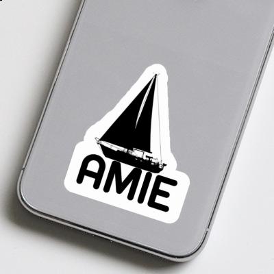 Amie Autocollant Voilier Laptop Image