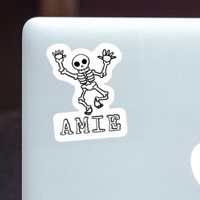 Squelette Autocollant Amie Notebook Squelette Autocollant Amie Gift package Image