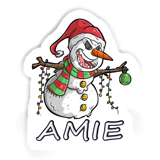 Bonhomme de neige Autocollant Amie Notebook Bonhomme de neige Autocollant Amie Gift package Image
