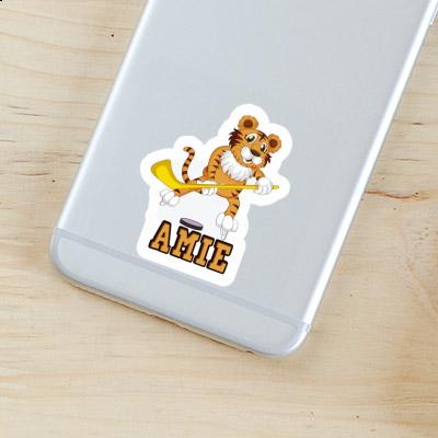 Sticker Amie Hockey Player Laptop Sticker Amie Hockey Player Laptop Image