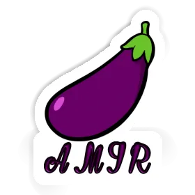 Sticker Amir Aubergine Image