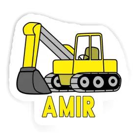 Sticker Excavator Amir Image