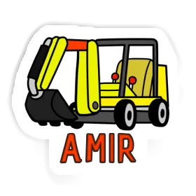 Sticker Amir Mini-Excavator Image