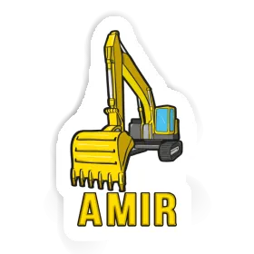 Sticker Excavator Amir Image