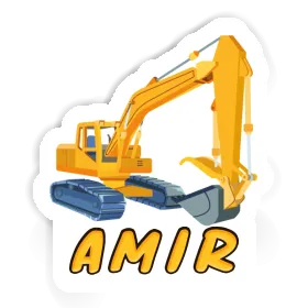 Sticker Amir Excavator Image