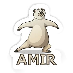 Amir Sticker Yoga Bear Image