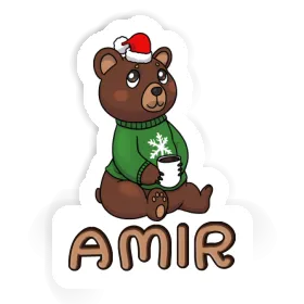 Amir Sticker Christmas Bear Image