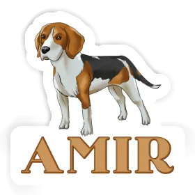 Amir Sticker Beagle Dog Image