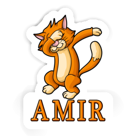 Sticker Dabbing Cat Amir Image