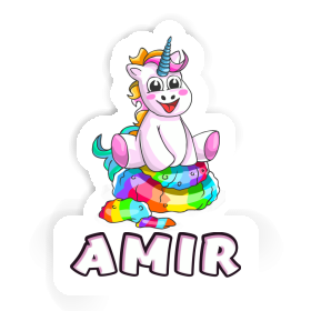 Sticker Baby Unicorn Amir Image