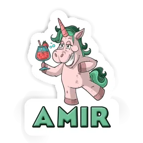 Amir Sticker Party Unicorn Image