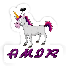 Unicorn Sticker Amir Image