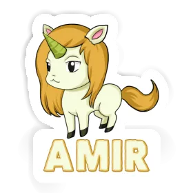 Unicorn Sticker Amir Image