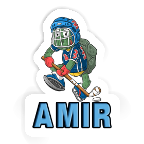 Sticker Hockey Player Amir Image