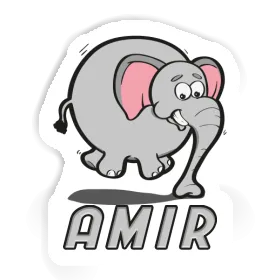 Amir Sticker Jumping Elephant Image