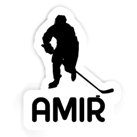 Sticker Hockey Player Amir Image