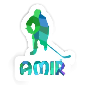 Sticker Hockey Player Amir Image