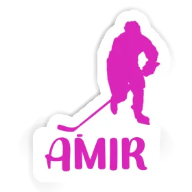 Sticker Amir Hockey Player Image