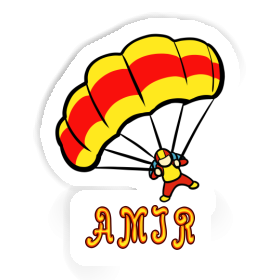 Amir Sticker Parachute Image