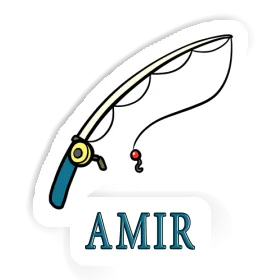 Sticker Amir Fishing Rod Image