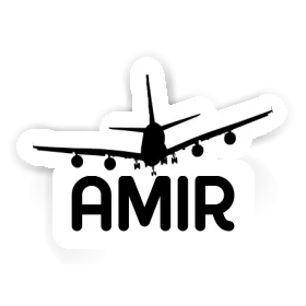 Amir Sticker Airplane Image