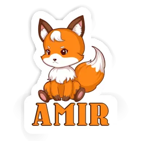 Sticker Amir Sitting Fox Image