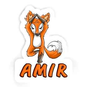 Yoga Fox Sticker Amir Image