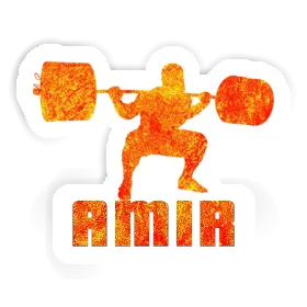 Sticker Amir Weightlifter Image