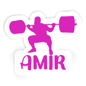 Sticker Amir Weightlifter Image