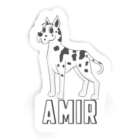 Great Dane Sticker Amir Image