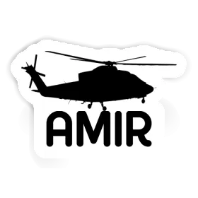 Sticker Amir Helicopter Image