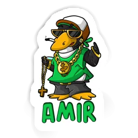 Hip-Hop Penguin Sticker Amir Image