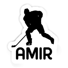 Hockey Player Sticker Amir Image