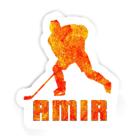 Sticker Hockey Player Amir Image