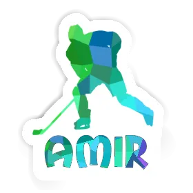 Amir Sticker Hockey Player Image