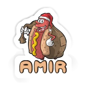 Sticker Amir Hot Dog Image