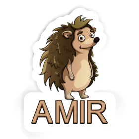 Sticker Amir Standing Hedgehog Image