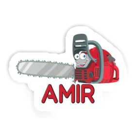 Amir Sticker Chainsaw Image