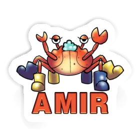 Crab Sticker Amir Image