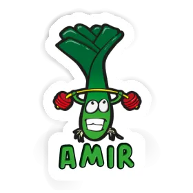 Sticker Amir Weightlifter Image