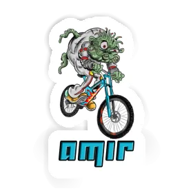 Downhill Biker Sticker Amir Image