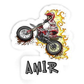 Amir Sticker Dirt Biker Image