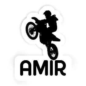 Amir Sticker Motocross Rider Image