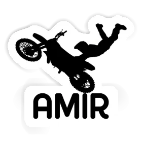 Amir Sticker Motocross Rider Image