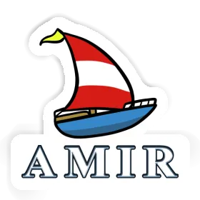 Sailboat Sticker Amir Image