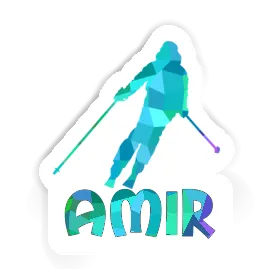 Sticker Skier Amir Image