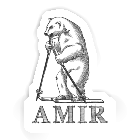 Amir Sticker Skier Image