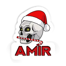 Sticker Christmas Skull Amir Image