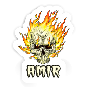 Sticker Amir Skull Image