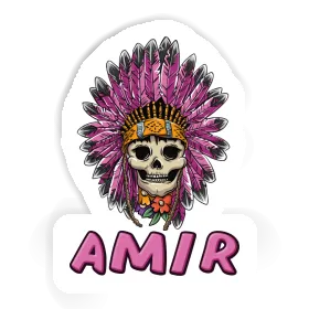 Sticker Amir Womens Skull Image